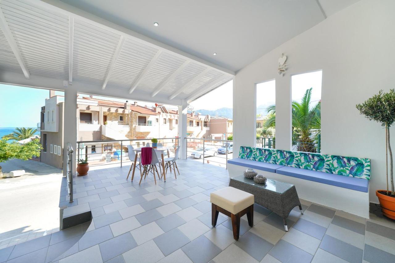 Golden Beachside Terrace Chrysi Ammoudia Exterior photo